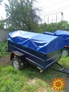 Новий причіп до авто 200х130х40 від заводу "Дніпро"