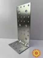 Куточок 50х150х70х2 кріпильний монтажній стальний асиметричний