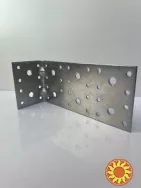 Куточок 50х150х70х2 кріпильний монтажній стальний асиметричний