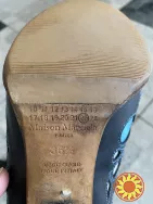 Чоботи козаки фестивальні жіночі шкіряні вестерн Maison Margiela