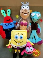 Іграшка Патрік 26 см Губка Боб квадратні штани в'язана ручна робота