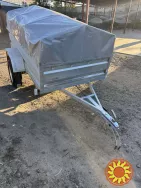 Одновісний причіп від заводу "Дніпро" 210х130х40 оцинкований