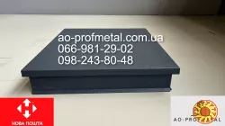 Колпак плоский антрацитового цвета 350 мм*350 мм.