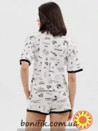 Жіночий піжамний комплект для сну "Dreamy Hearts" (16801) (арт. 1771)