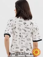 Жіночий піжамний комплект для сну "Dreamy Hearts" (16801) (арт. 1771)