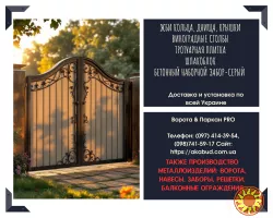 Паркани з профлиста, навіси, ворота відкатні та розпашні