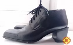 Туфли ботинки ботильоны демисезон утеплённые Кожа Италия р. 40