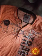 Неонова яскрава фірмова футболка, поло