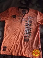 Неонова яскрава фірмова футболка, поло