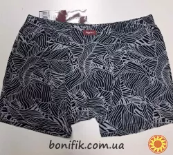 Чоловічі сірі боксери з малюнком (арт. МШ 950331)