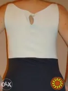 Милое платье сарафан из плотного трикотажа- PROMOD (Франция), р. 46