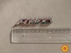 Наклейка на авто AWD Металлическая серебро не ржавеет