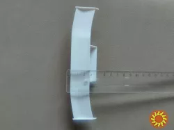 Мини Спойлер на авто Белый с усиленным скотчем