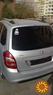 Наклейка на авто Baby on board Белая светоотражающая