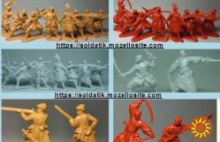 Набор солдатиков "Украинские казаки" 8шт. фигурки, солдатики, воины, игрушки, подарки детям