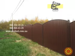 Ворота з профлиста у Кривому Розі від виробника