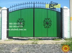 Ворота з профлиста у Кривому Розі від виробника