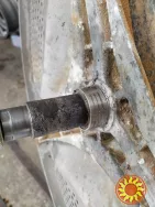 Виконуємо електро іскрове напилення валу