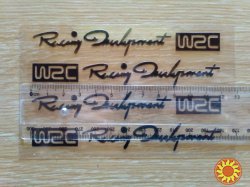 Наклейки на ручки WRC Черная номер 4 ,диски, дворники , багажник