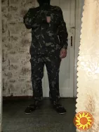 Комплект куртка, штаны, фуфайка камуфляж.