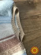 Жилетка шерстяная в полоску ручной работы Handmade