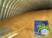 Зернохранилища напольные арочные - стальные зерносклады