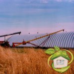 Зернохранилища напольные арочные - стальные зерносклады