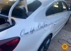 Наклейка на авто One Life...One Love -одна жизнь одна любовь