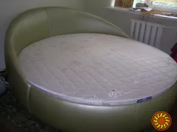 Кругле ліжко Місяць. Ліжко кругле під матрац Д 200 см. Виготовлення круглих ліжок.