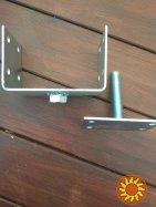 Опора кронштейн колони регулірована 100х150х100х80х4мм