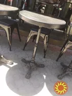 Опора для столу із чавуну Монпельє н 725 мм.