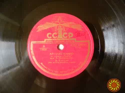 Патефонная пластинка Э.Карузо"Ариозо Канио/Флорентинская песня".