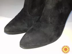 Полусапожки замшеві на каблуці