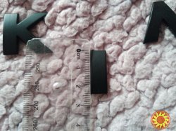 Металлические буквы KIA Чёрная на кузов авто не ржавеют
