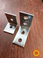 куточок кріпильний металевий меблевий 20х20х17х1.5