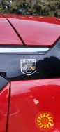 Наклейки на авто Флаг Англии, США алюминиевые