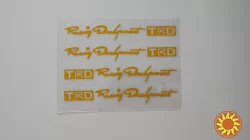 Наклейки на ручки TRD жёлтая