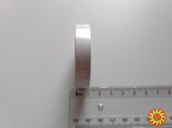 Лента Светоотражающая самоклеющаяся Белая ближе к серебру