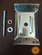 кріплення для стола стяжка куточок комплект70мм бобишка цинк