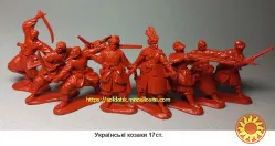 Солдатики набор 8шт. игрушки, фигурки, 4 вида Украинские казаки, воины