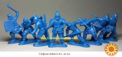 Солдатики набор 8шт. игрушки, фигурки, 4 вида Украинские казаки, воины