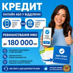 Потрібні гроші? Отримайте до 180 000 грн вже сьогодні!